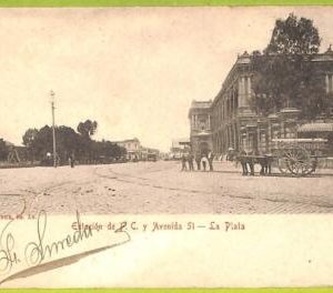 af0825 - ARGENTINA - Vintage Postcard - La Plata