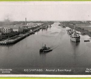 af0850 - ARGENTINA - Vintage Postcard - Rio Santiago - 1941