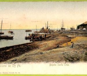 af0884 - ARGENTINA - Vintage Postcard - Rosario de  Santa Fe - Bajada Santa Cruz