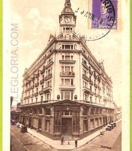af0885 - ARGENTINA - Vintage Postcard - Rosario  - Palacio Fuentes