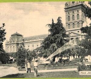af0891 - ARGENTINA - Vintage Postcard - Rosario - Plaza ''San Martin'' - 1913