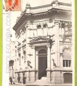 af0912 - ARGENTINA - Vintage Postcard - Rosario  - Banco Hipotecario - 1927