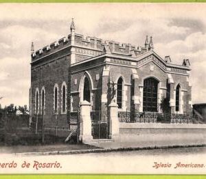 af0911 - ARGENTINA - Vintage Postcard - Rosario  - Iglesia Americana