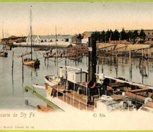 af0861 - ARGENTINA - Vintage Postcard - Rosario de Santa Fe - El Rio
