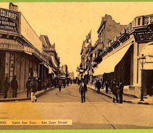 af0862 - ARGENTINA - Vintage Postcard - Rosario - Calle San Juan
