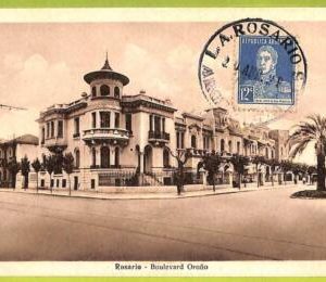 af0899 - ARGENTINA - Vintage Postcard - Rosario - Boulevard Orono
