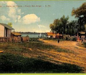 af0864 - ARGENTINA - Vintage Postcard - Costas del Parana - Puerto Mal Abrigo