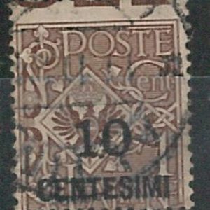 56867  - ITALIA REGNO - VARIETA'  - Sassone 138y USATO - dentellatura spostata