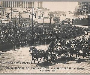 ab0308 - CARTOLINA D'EPOCA - ROMA Città : Inaugurazione del Monumento