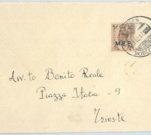 71487 -  Postal History - COVER from  DODECANESO Egeo  with MEF stamps! 1948