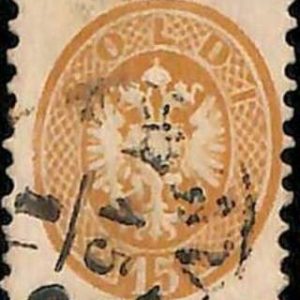 94699hA  - ANTICHI STATI: Lombardo Veneto - Sassone  45 - USATO   molto bello