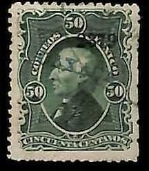 94941bG  - MEXICO -  STAMPS  - Yvert # 59 (B - THIN PAPER )   -  USED