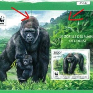 A5647 - REP. CENTROAFRICANA - ERROR, 2015, HOJA DE RECUERDO DE МISPERF:...
