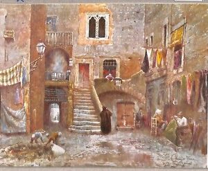 ab0333 - CARTOLINA D'EPOCA - ROMA Città: Avanzi medioevali del Ghetto