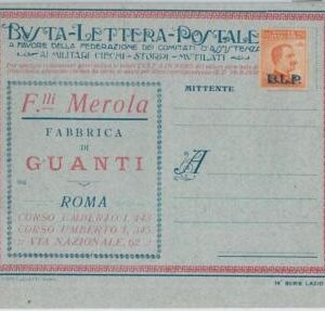 69584 - ITALY - POSTAL HISTORY - BLP COVER # 7  - MEDICINE clothing GLOVES