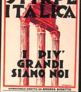 Lib458 - CARTOLINA d'Epoca - PUBBLICITARIA Illustrata - STIRPE ITALICA Sorgiani
