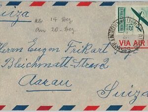 43397   LATI: Via condor - ARGENTINA - AIRMAIL COVER to SWITZERLAND - 14.12.1940