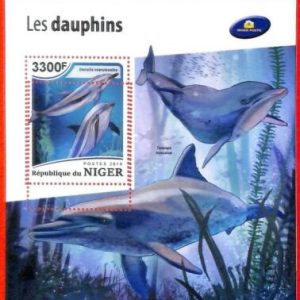 A4361 - NIGER - ERROR MIPERF, Sonderblock: 2018, Delfine, Meereslebewesen