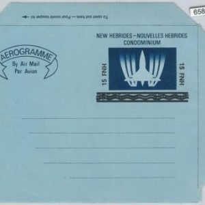 65866 - NEW HEBRIDES Condominium - Postal History -    AEROGRAMME : CONCORD