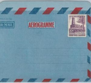 65864 - NORFOLK ISLAND - Postal History -    AEROGRAMME : ARCHITECTURE