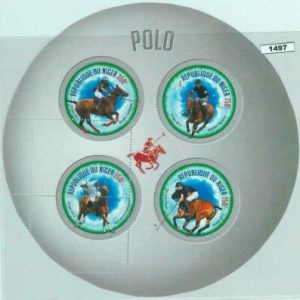 M1497 - NIGER - FEHLER, 2013 MISSPERF BLATT: Polo, Pferde
