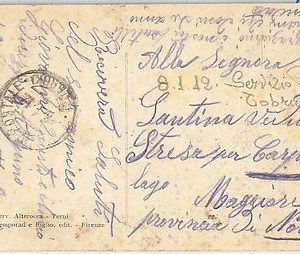 47678 - ITALIA COLONIE: LIBIA - Storia Postale: CARTOLINA da Tobruch 1912