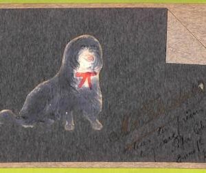 af4369 - ARGENTINA -  VINTAGE POSTCARD - ILLUSTRATED  - 1910's, DOGS Embossed
