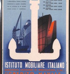 Lib463 - CARTOLINA d'Epoca   Illustrata - PREVITALI Credito Navale MARINA  1947
