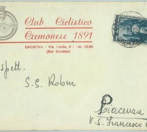 67957 - ITALY - POSTAL HISTORY -  SPECIAL  POSTCARD:  CYCLING Club 1976 CREMONA