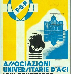 97872 - CARTOLINA d'Epoca - BARI Citta' - Illustrata ASSOCIAZIONI UNIVERSITARIE