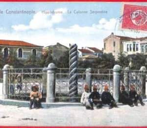 aa2084 - TURKEY Ottoman Empire - POSTAL HISTORY  Postcard to SPAIN 1910 Sirkedji