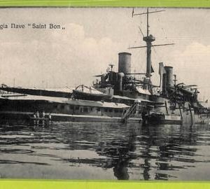 af6966 - ITALY - VINTAGE POSTCARD  Ansichtskarten - Ships  NAVI  "Saint Bon"
