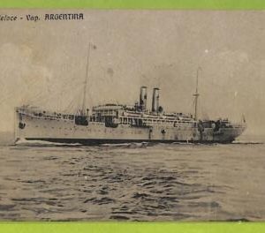 af7032 - ITALY - VINTAGE POSTCARD    - 1911 - SHIP "Argentina"  NAVI