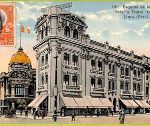 24915  - PERU  -  Vintage Postcard - Lima - Esquina de la Plaza