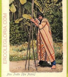 25037 - PERU  -  Vintage Postcard - Piro Indio (Rio Pichis) - 1903