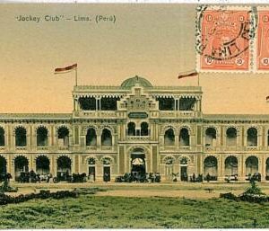 24857 -  PERU -  VINTAGE POSTCARD: JOCKEY CLUB - LIMA