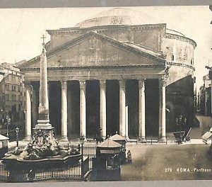 ab0023 - VINTAGE POSTCARD - ROME City: Pantheon of Agrippa