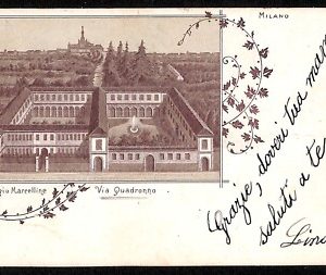 ab2164 - CARTOLINA D'EPOCA - MILANO Città : Collegio Marcelline
