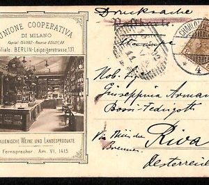 ab2170 - CARTOLINA D'EPOCA - MILANO Città : Pubblicitaria