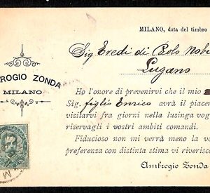 ab2206 - CARTOLINA D'EPOCA - MILANO Città : Pubblicitaria
