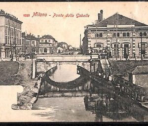 ab2207 - CARTOLINA D'EPOCA - MILANO Città : Ponte delle Gabelle