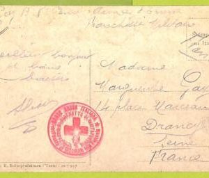 af9776 - ITALY - POSTAL HISTORY - Postcard - MEDICINE Red Cross FELDPOST