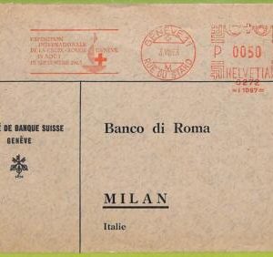 af9774 - Switzerland - POSTAL HISTORY - Cover- 1963,  MEDICINE Red Cross