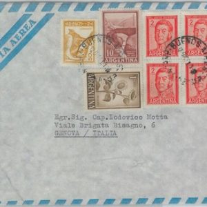 81424 - ARGENTINA - Postal History -  AIRMAIL COVER to  ITALY 1961
