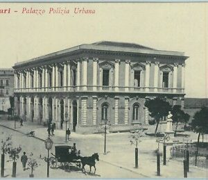 97905  - CARTOLINA d'Epoca -  BARI Citta'  - PALAZZO POLIZIA URBANA