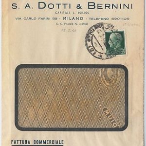 57171-  STORIA POSTALE: REGNO  Imperiale 25 cnts siolato su busta in periodo RSI