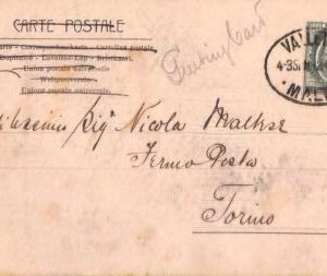 ac6754 - MALTA - Postal History - POSTCARD  to ITALY 1903