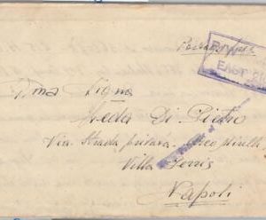 56006 - EGYPT / WWII - POSTAL HISTORY: COVER from P.W. MIDDLE EAST 210