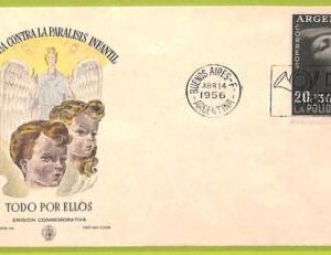 af9480 - ARGENTINA  - POSTAL HISTORY - FDC Cover - 1956, MEDICINE