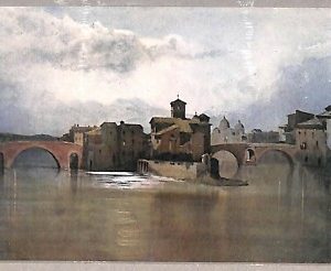 ab0338 - CARTOLINA D'EPOCA - ROMA Città : L'Isola Tiberina coi Ponti Cestio
